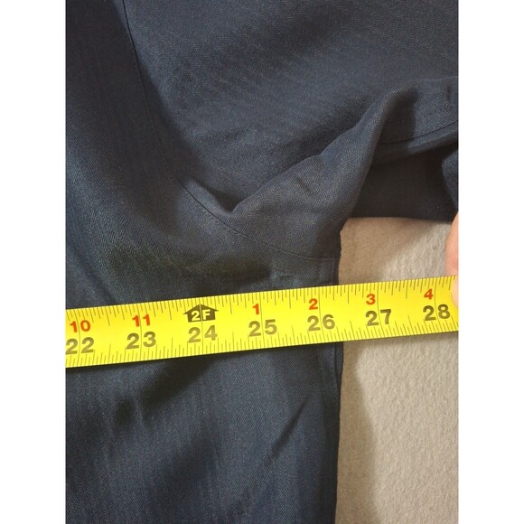 Caribbean Camp Shirt Fly Like an Eagle Shirt Mens XL Blue Pocket Embroidered USA - Picture 9 of 9